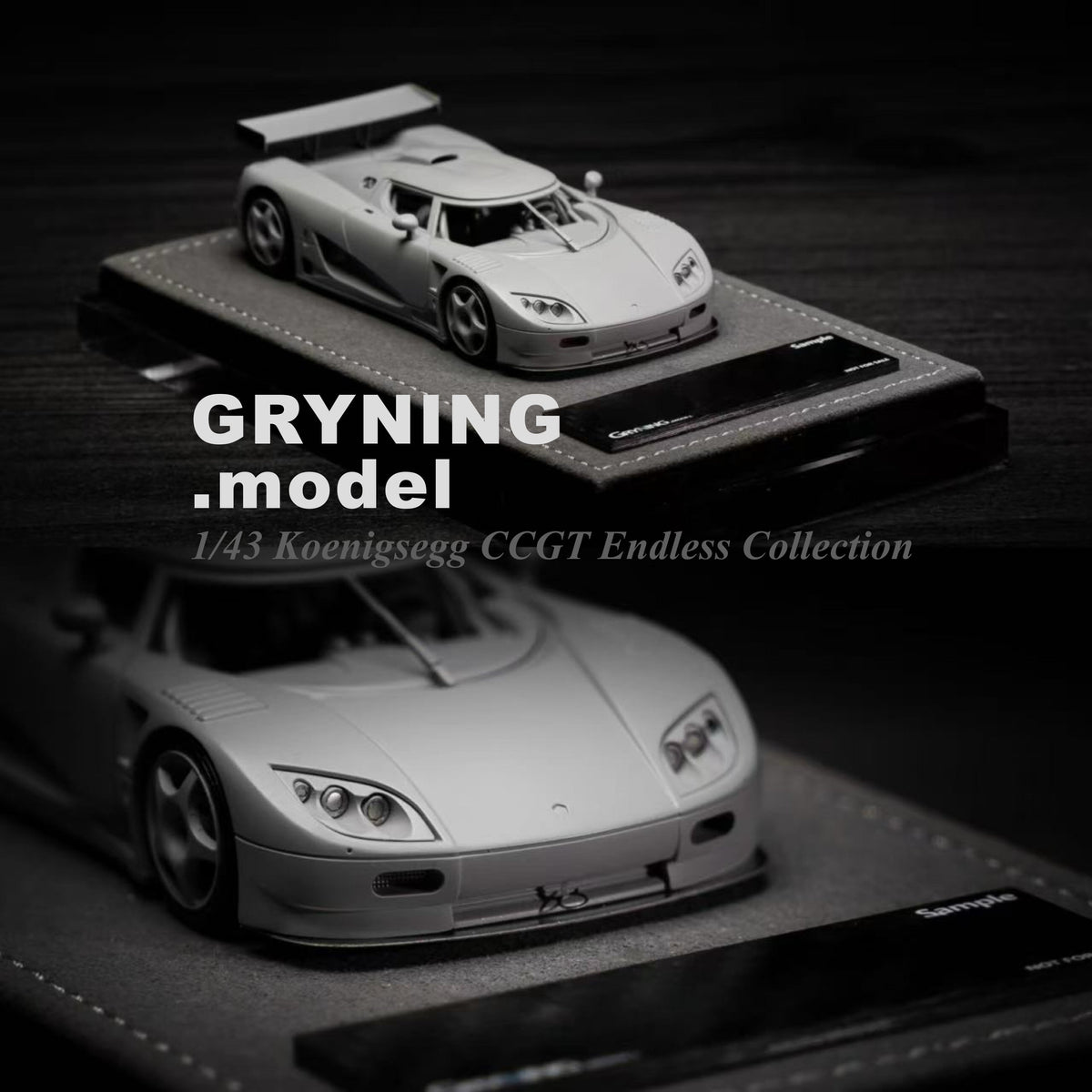 Stay Tuned ! Gryning.model 1:43 Koenigsegg CCGT Endless Collection – SAMPLE