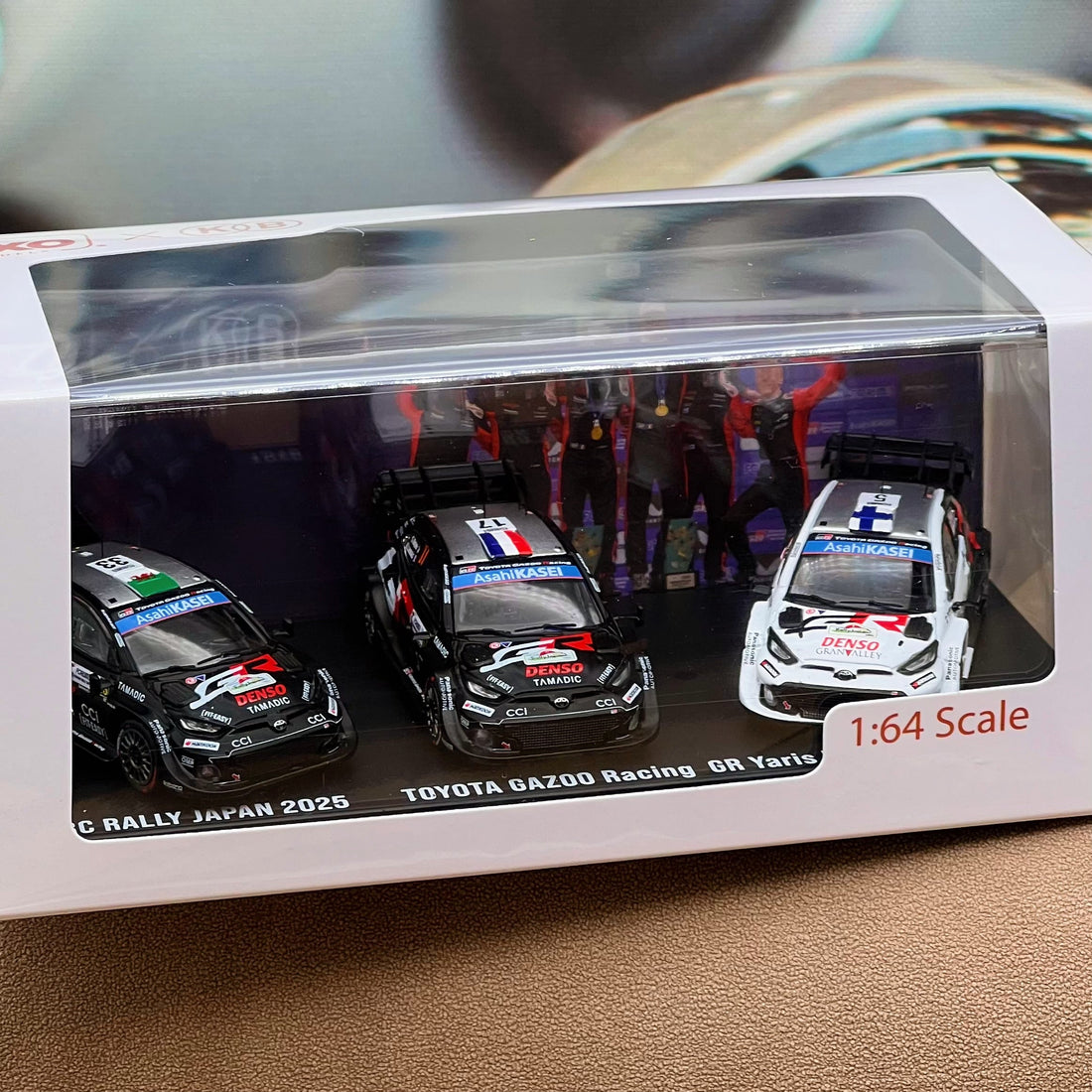 New Arrival｜[Japan exclusive] IXO 1:64 TOYOTA GR YARIS Rally1 #17 / #33 / #5 Rally Japan 2025 Podium Set