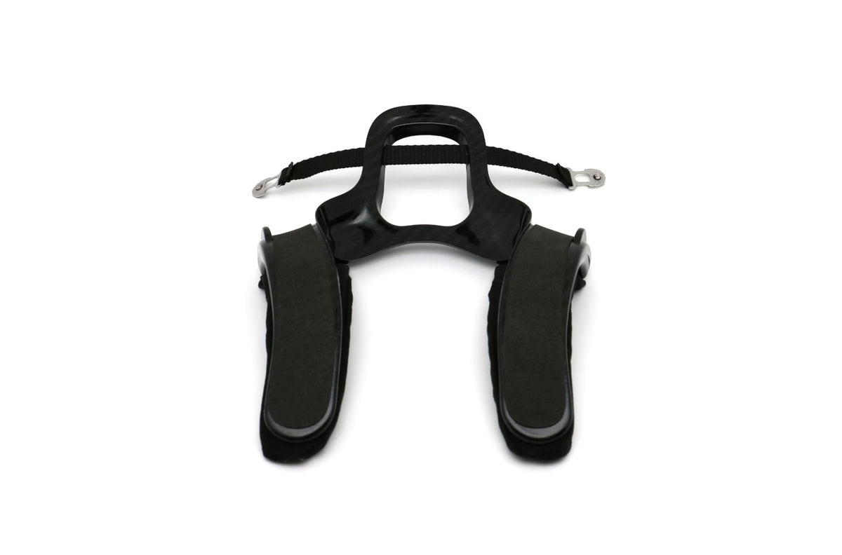 F1 Racing Helmet HANS Device 1:2 Scale Stand – Compatible with BELL Helmets (Helmet Not Included)