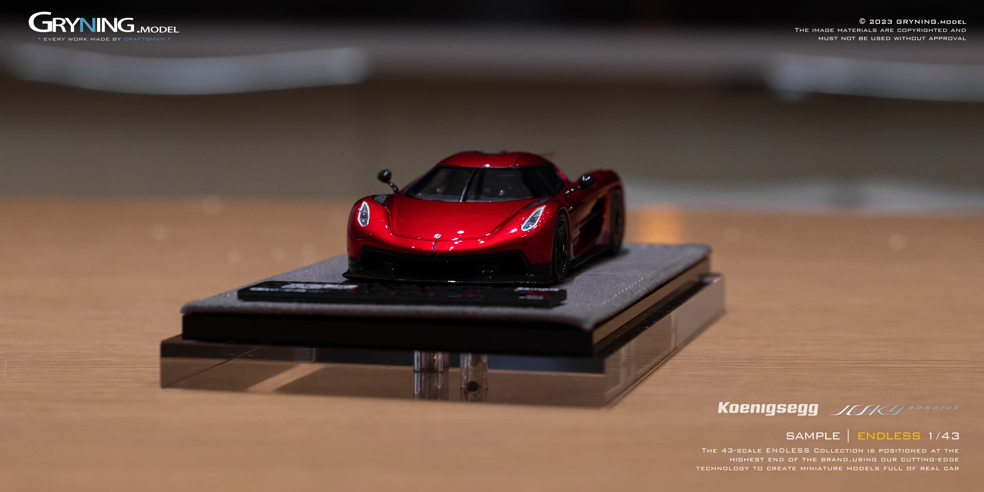 [Pre-order] Gryning 1:43 Koenigsegg Jesko Absolut