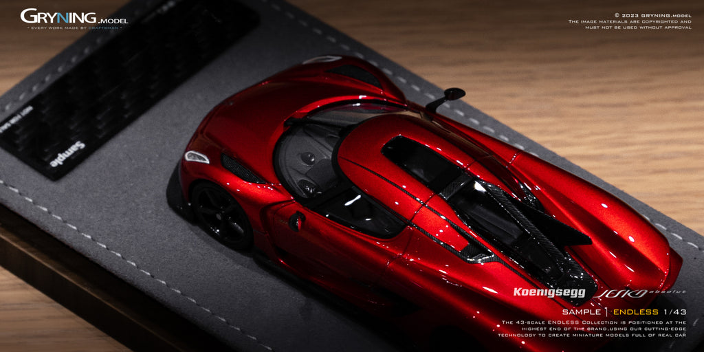 [Pre-order] Gryning 1:43 Koenigsegg Jesko Absolut