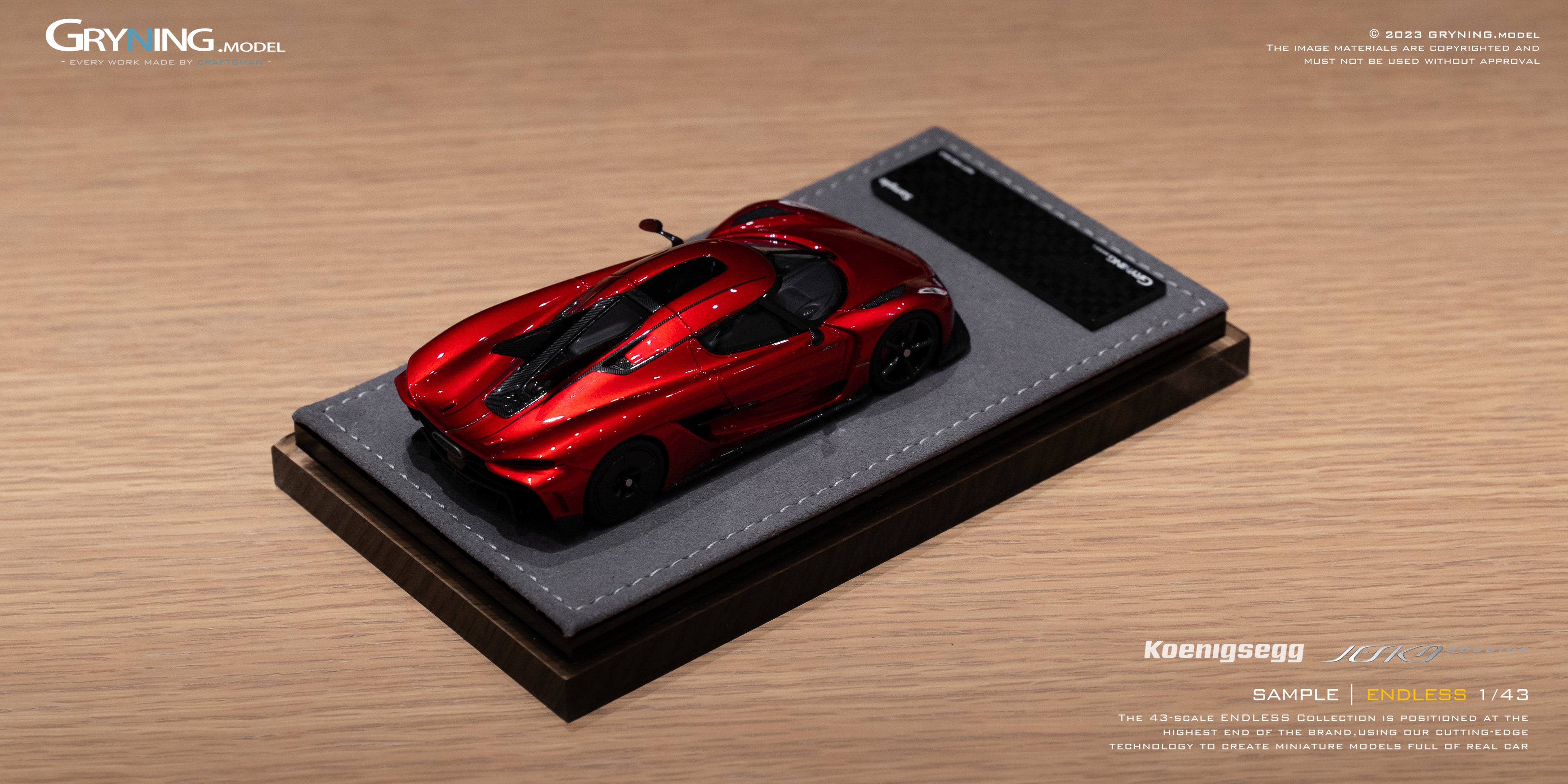 [Pre-order] Gryning 1:43 Koenigsegg Jesko Absolut