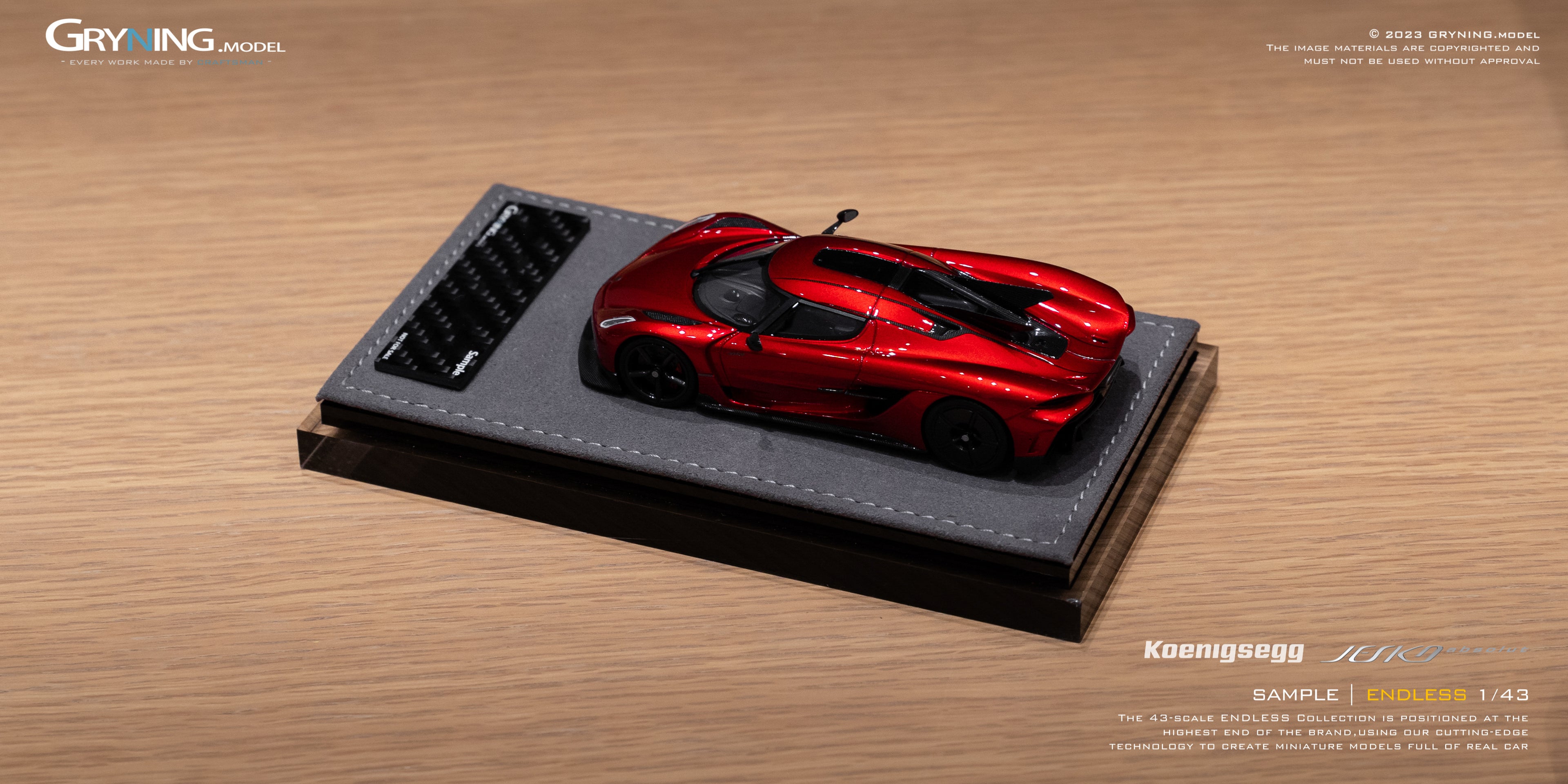[Pre-order] Gryning 1:43 Koenigsegg Jesko Absolut