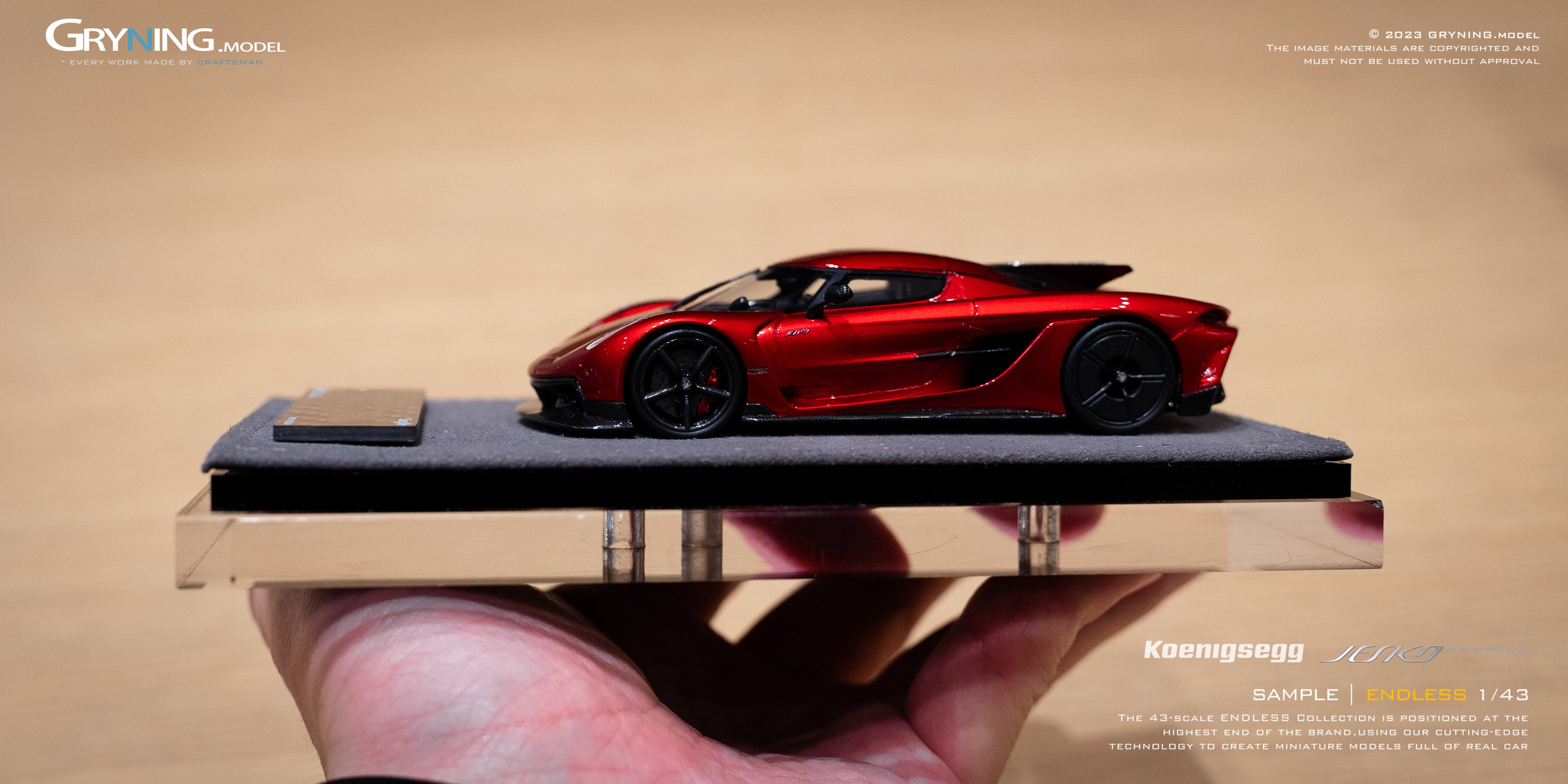 [Pre-order] Gryning 1:43 Koenigsegg Jesko Absolut
