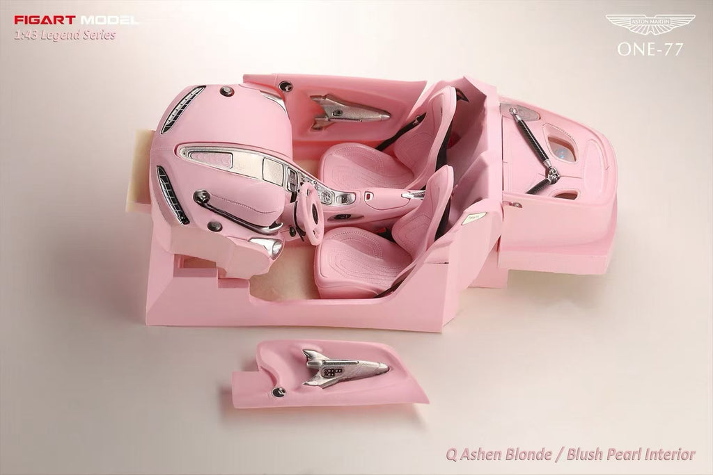 [Pre-order] FIGART MODEL 1:43 Q by Aston Martin Bespoke One-77 Ashen Blonde Special Edition