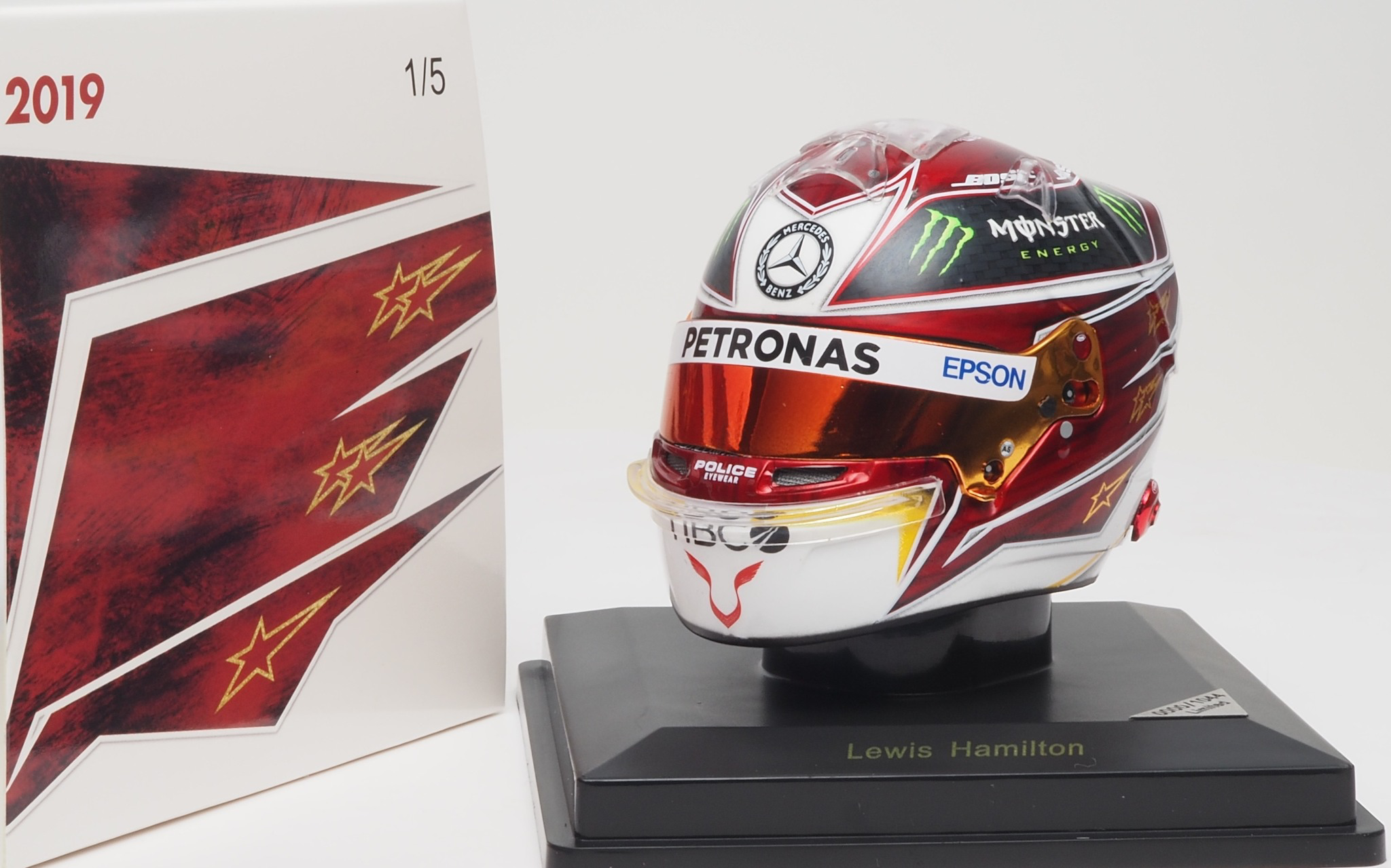 SPARK 1:5 Helmet Mercedes-AMG F1 Team Lewis Hamilton German GP 2019 - 5HSP125