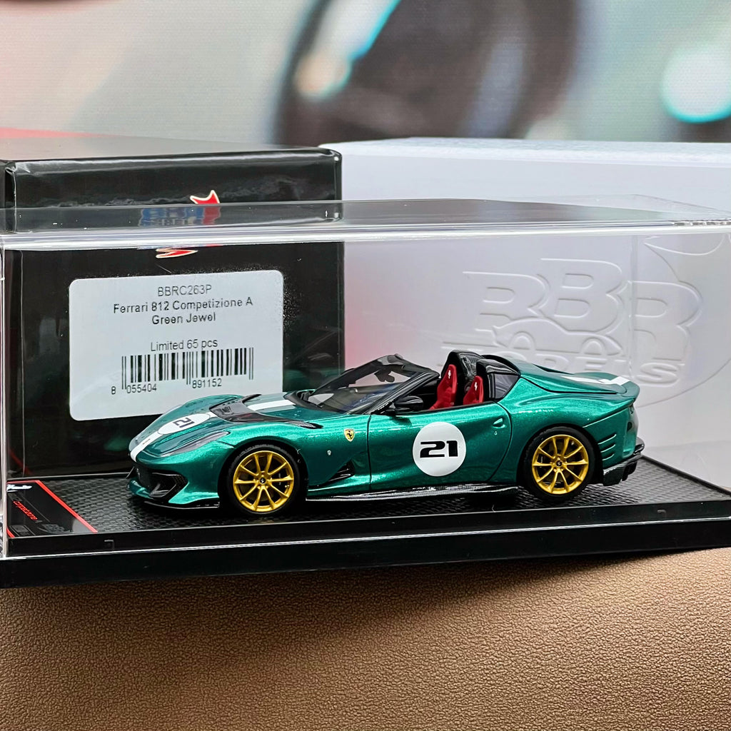 BBR 1:43 Ferrari 812 Competizione A Green Jewel - BBRC263P