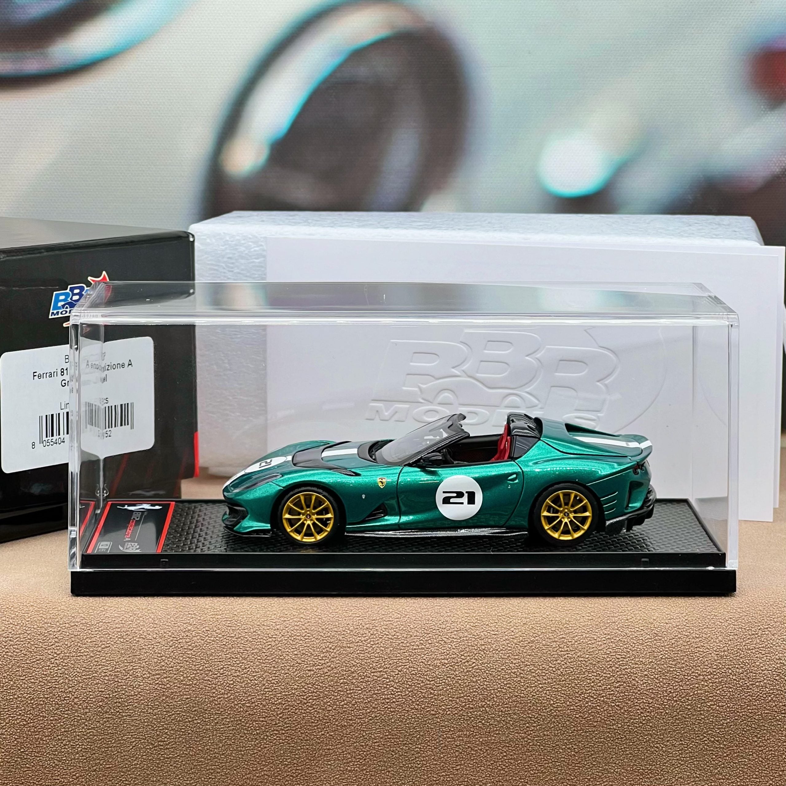 BBR 1:43 Ferrari 812 Competizione A Green Jewel - BBRC263P