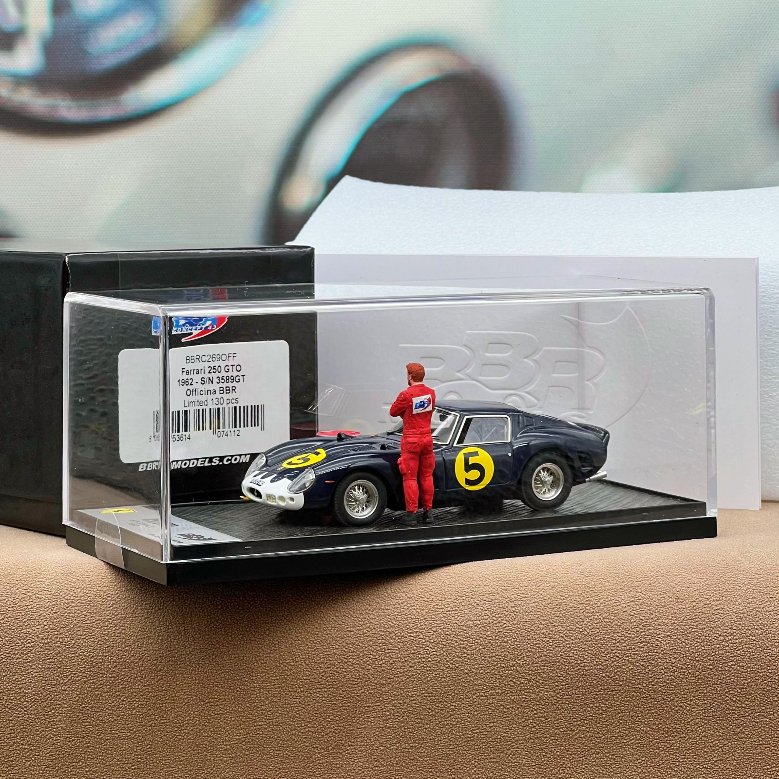 BBR 1:43 Ferrari 250 GTO 1962 S/N 3589GT - BBRC269OFF