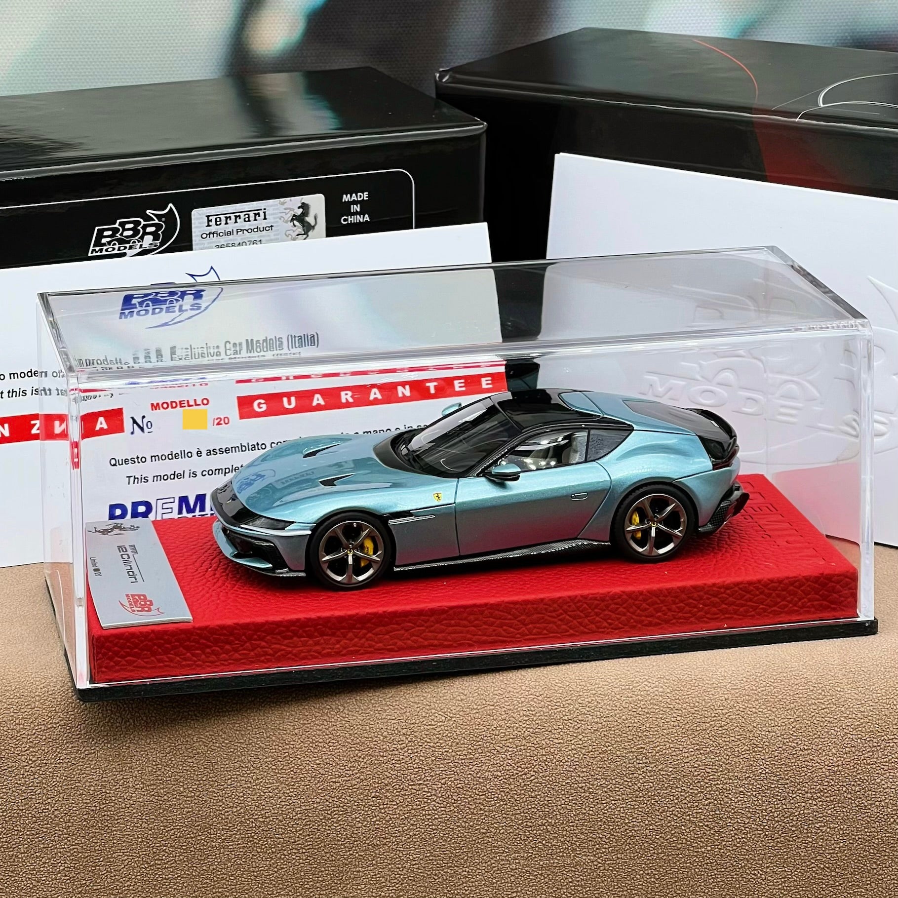 PEAKO 1:64 De Tomaso P72 2020 - Baby Blue – AUTOLETS