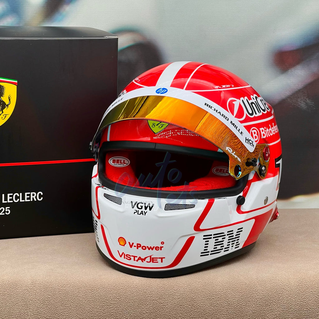 MINI HELMET Season 2025 - Lewis Hamilton 1/2 By BELL - LH2025