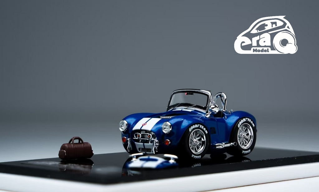 EraQ x Dywork 1:64 Shelby Cobra 427 Blue/White Stripes
