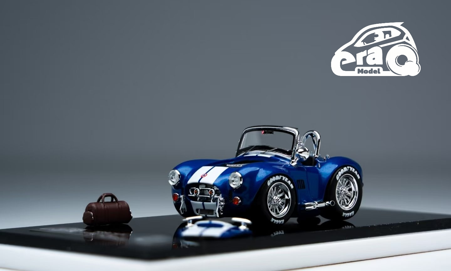 EraQ x Dywork 1:64 Shelby Cobra 427 Blue/White Stripes
