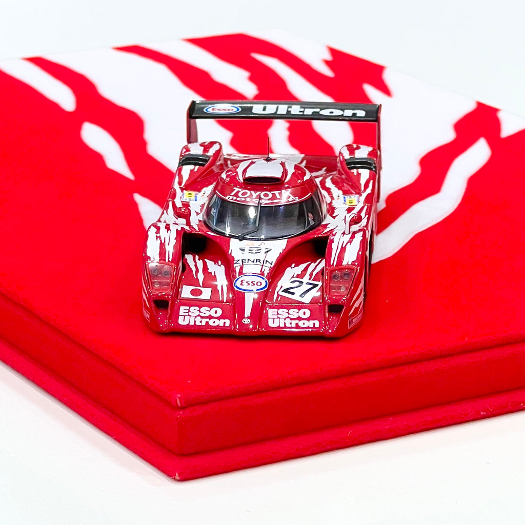 [Exclusive] HPI 1:43 Toyota Le Mans GT-One TS020 1998 #27 Handcrafted model with custom handmade display base.