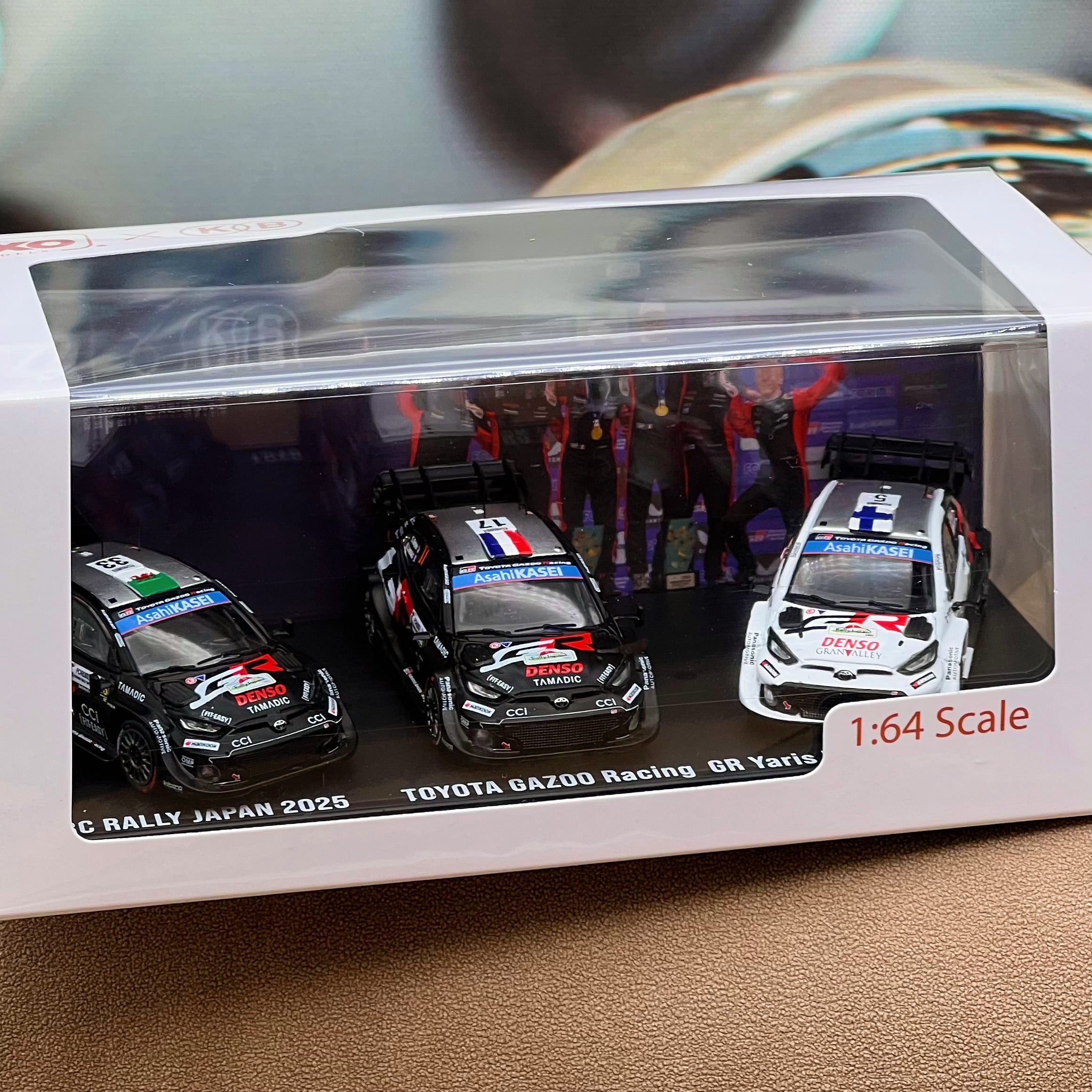 Japan exclusive] IXO 1:64 TOYOTA GR YARIS Rally1 #17 / #33 / #5