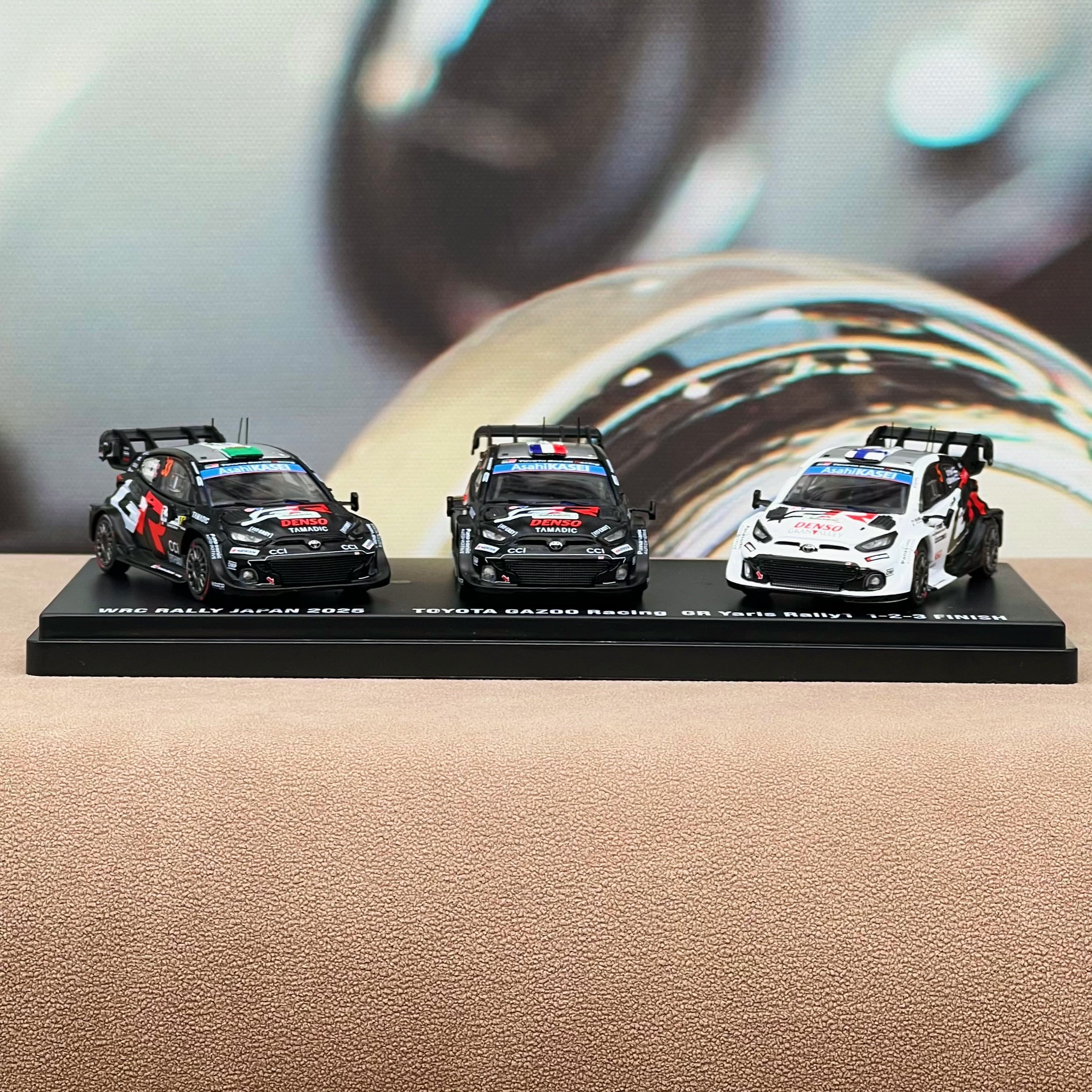 Japan exclusive] IXO 1:64 TOYOTA GR YARIS Rally1 #17 / #33 / #5