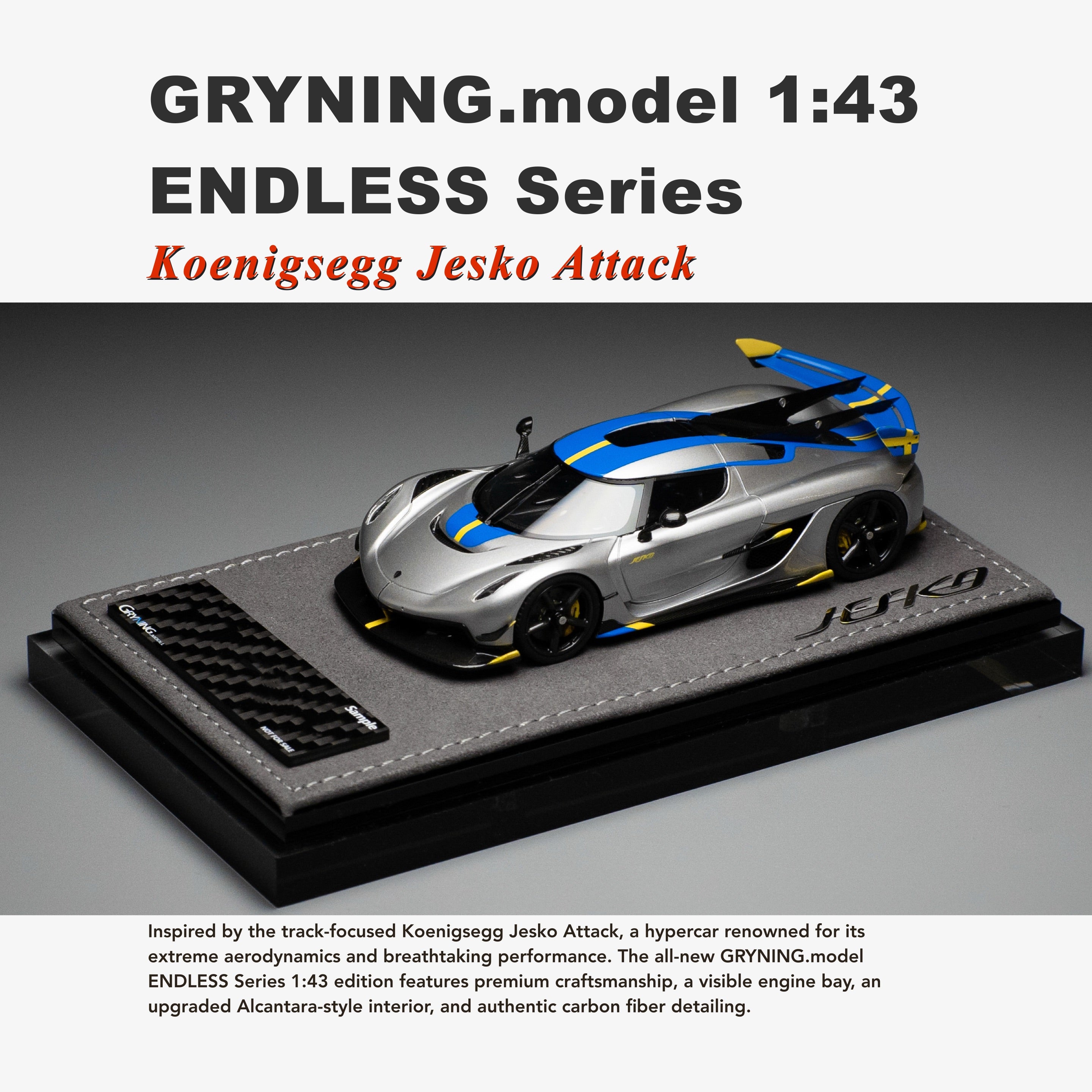 [Pre-order] Gryning 1:43 Koenigsegg Jesko Attack