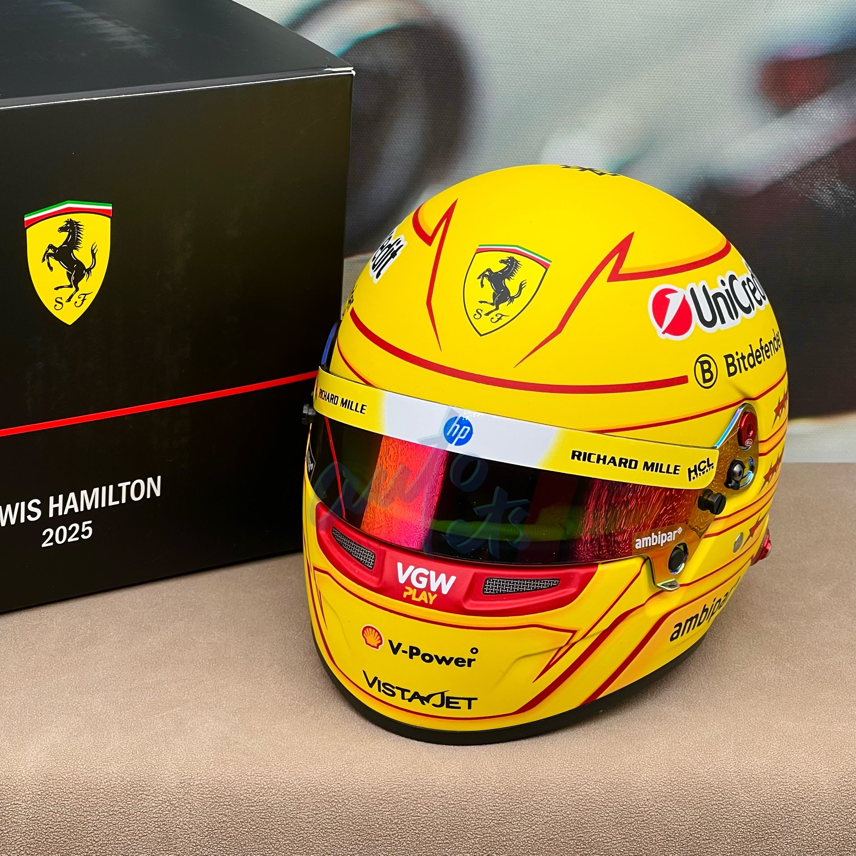 MINI HELMET Season 2025 - Charles Leclerc 1/2 By BELL - CL2025