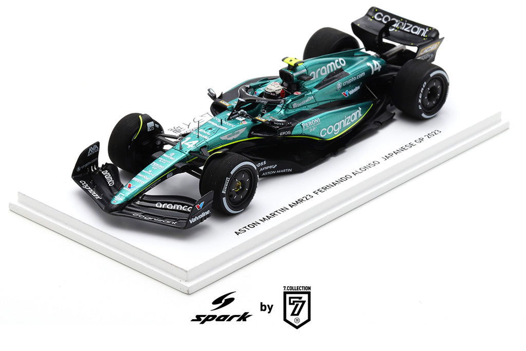 SPARK 1:43 ASTON MARTIN AMR23 FERNANDO ALONSO JAPANESE GP 2023 LIMITED 300PCS – NKN03