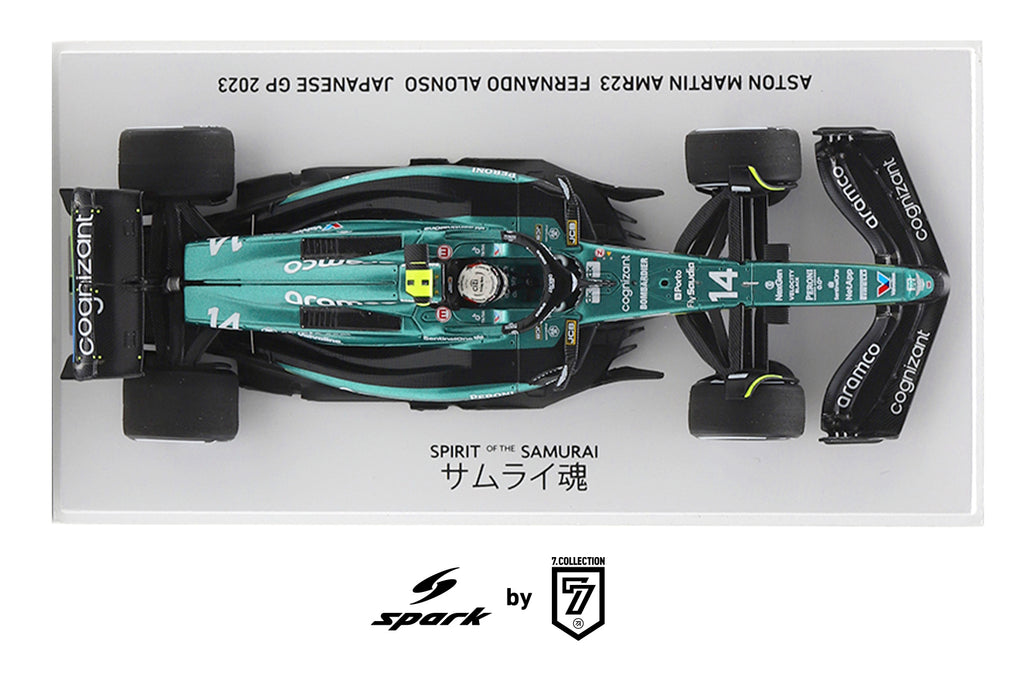 SPARK 1:43 ASTON MARTIN AMR23 FERNANDO ALONSO JAPANESE GP 2023 LIMITED 300PCS – NKN03