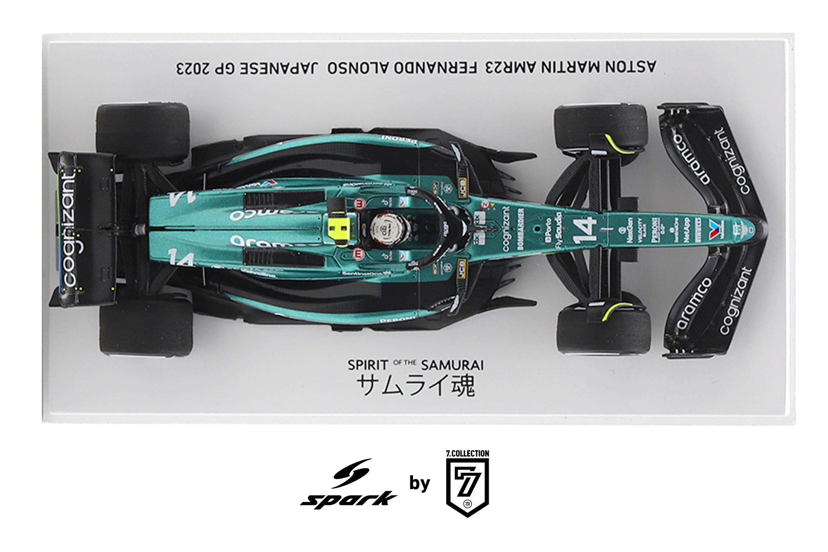 SPARK 1:43 ASTON MARTIN AMR23 FERNANDO ALONSO JAPANESE GP 2023 LIMITED 300PCS – NKN03