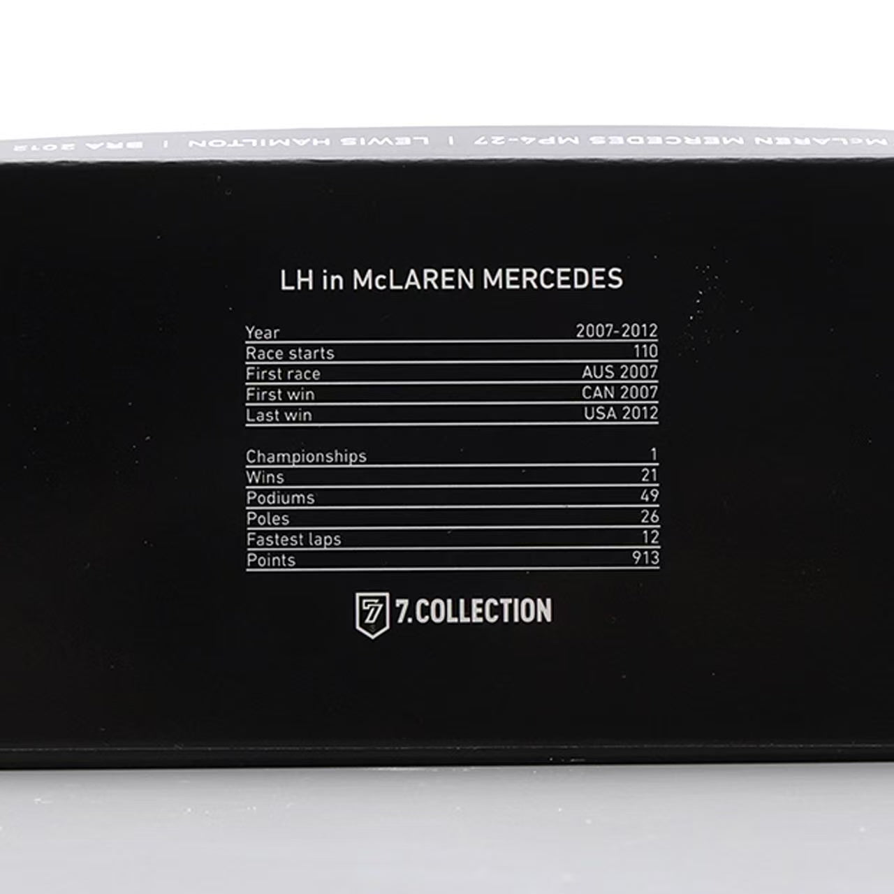 SPARK 1:43 McLAREN MERCEDES MP4-27 LEWIS HAMILTON BRAZIL GP 2012 – NKN06