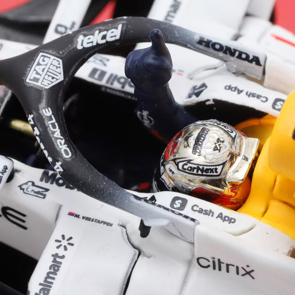 SPARK 1:43 RED BULL HONDA RB16B MAX VERSTAPPEN HONDA THANKS DAY MOTEGI 2022 - NKN10