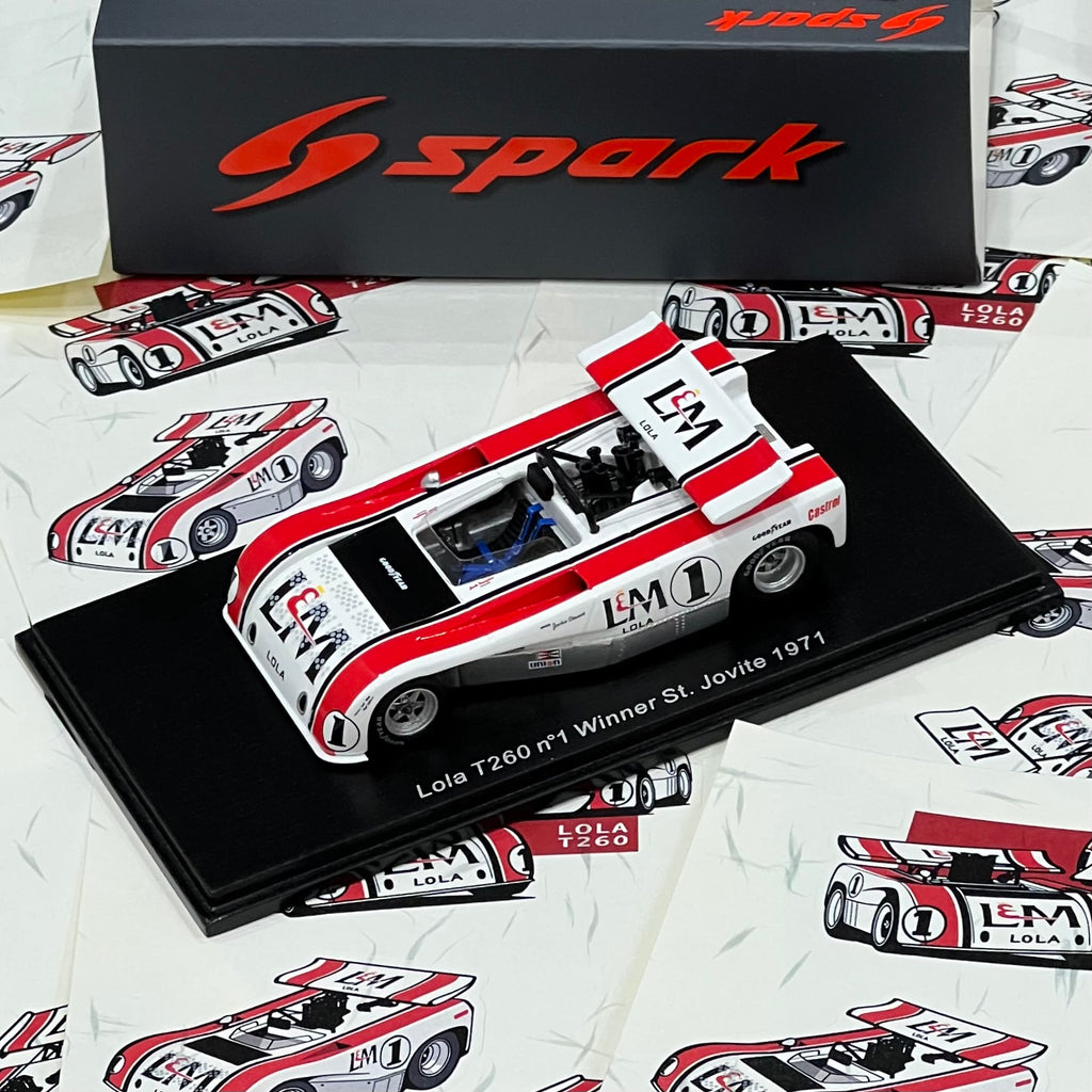 [Exclusive] SPARK 1:43 Lola T260 #1 Winner St. Jovite 1971 Jackie Stewart - S1134