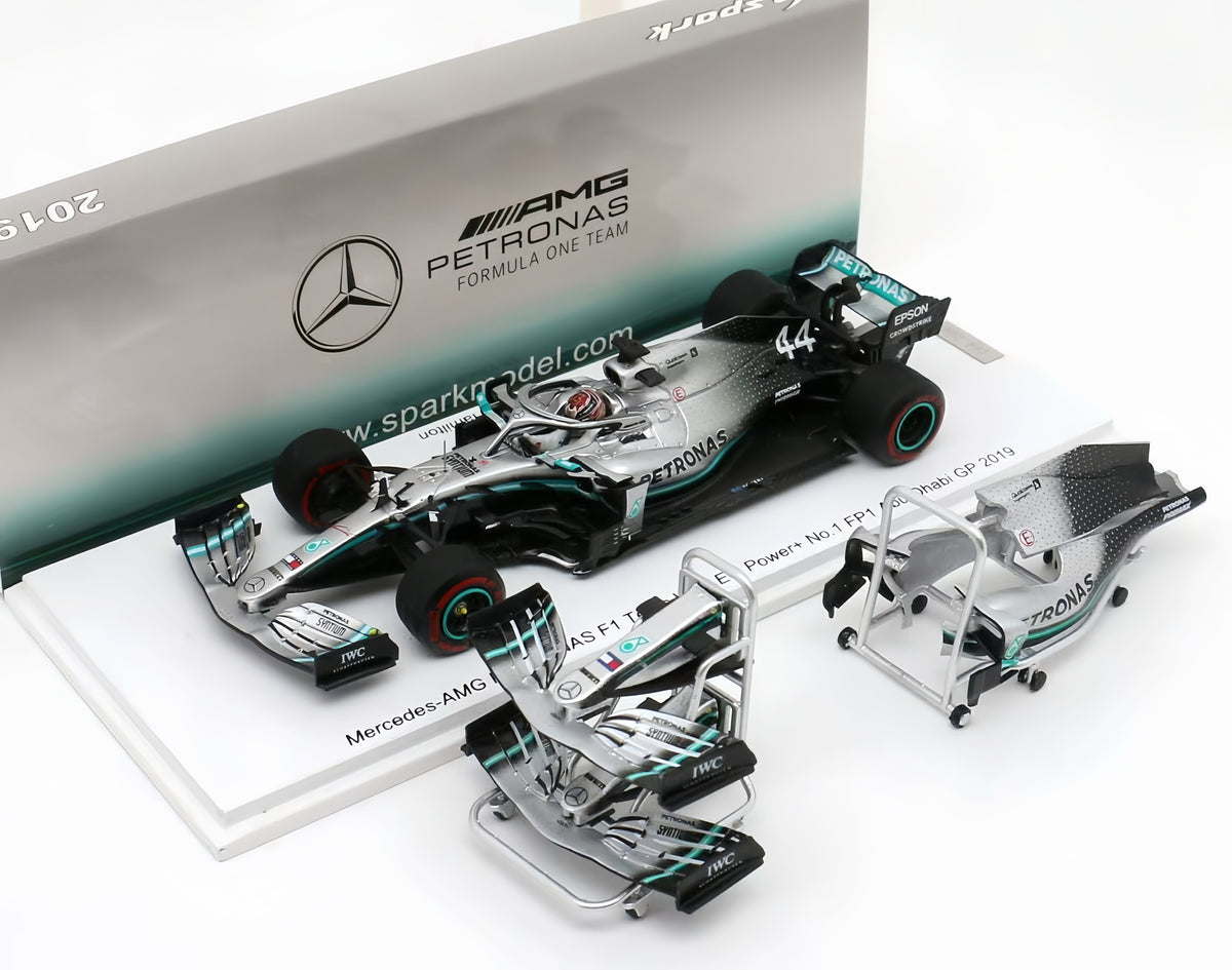 [Pre-order] SPARK 1:43 Mercedes-AMG PETRONAS Motorsport F1 W10 EQ Power+ No.1 FP1 Abu Dhabi GP 2019 Sir Lewis Hamilton - SP641