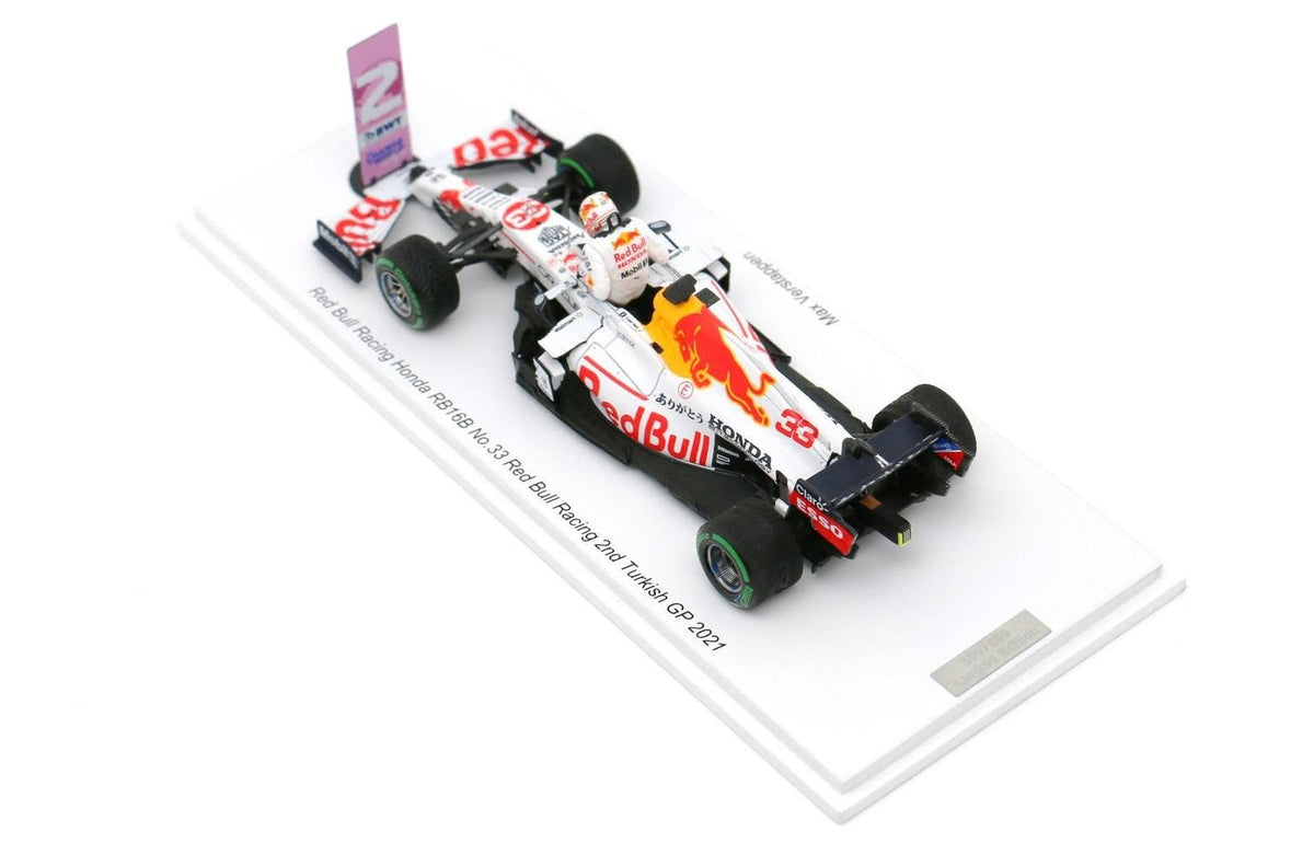 [Pre-order] SPARK 1:43 Red Bull Racing Honda RB16B No.33 2nd Turkish GP 2021 Max Verstappen - SP690