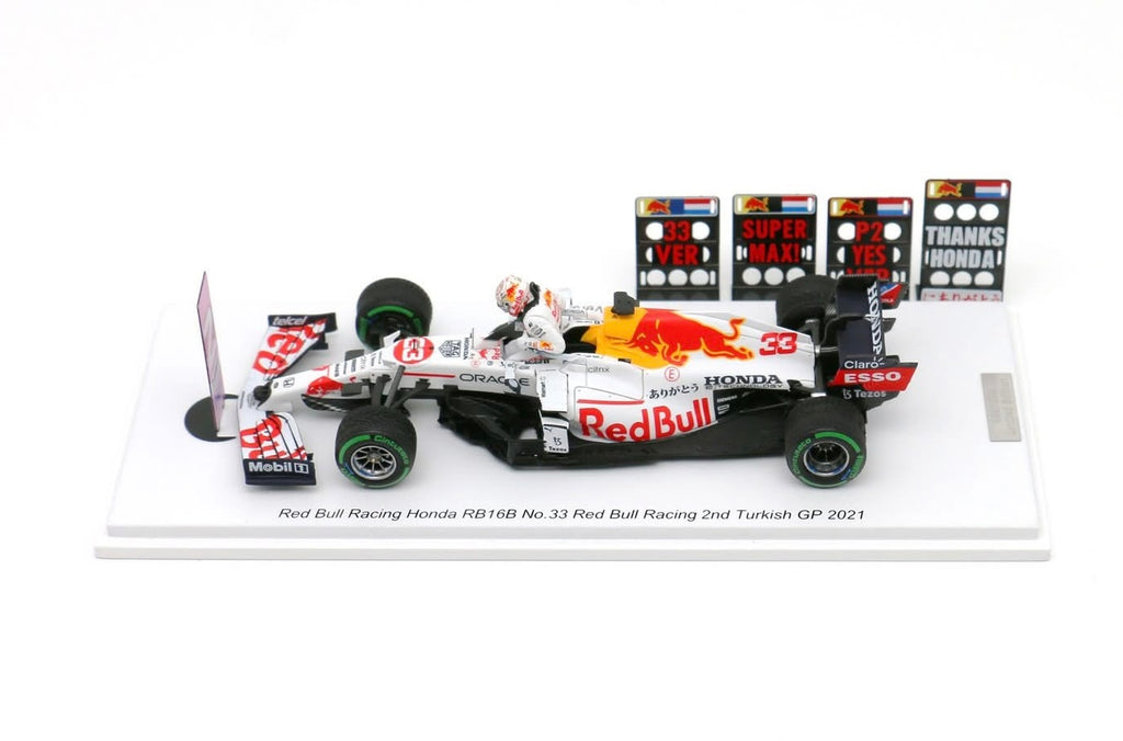 [Pre-order] SPARK 1:43 Red Bull Racing Honda RB16B No.33 2nd Turkish GP 2021 Max Verstappen - SP690