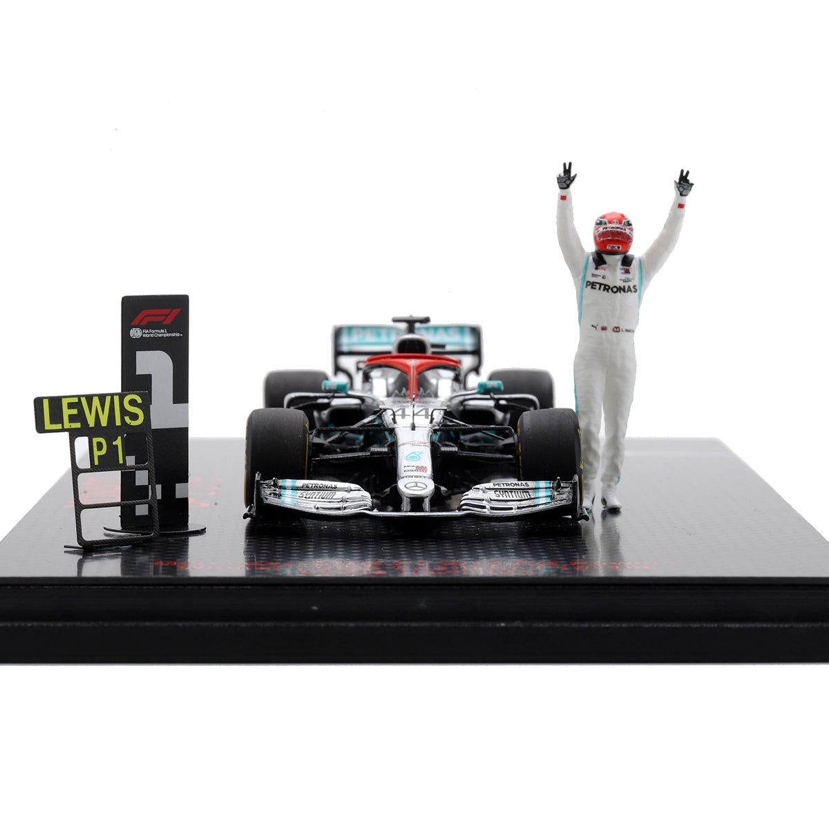 SPARK 1:43 Mercedes-AMG F1 Team W10 EQ Power+ Winner Monaco GP 2019 #44 Lewis Hamilton – WS016