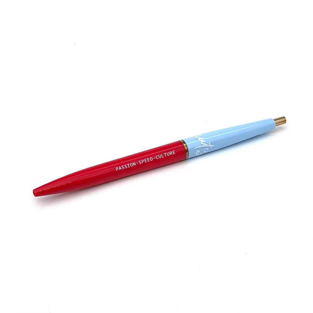 AUTOLETS Ballpoint Pen – Oil-Based, 0.5mm, Black Ink, Ultra-Low Viscosity, Bi-Color Design [ limited to 500 pcs ]