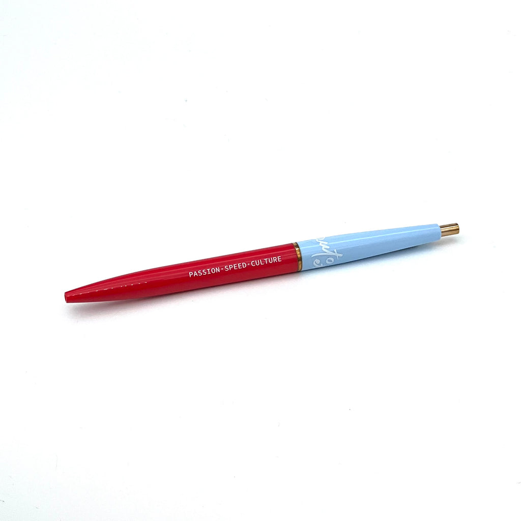 AUTOLETS Ballpoint Pen – Oil-Based, 0.5mm, Black Ink, Ultra-Low Viscosity, Bi-Color Design [ limited to 500 pcs ]