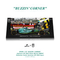 SPARK 1:43 "BUZZIN’ CORNER" Japanese GP 2023 Aston Martin AMR22 Sebastian Vettel (Austrian GP 2022 Spec) - NKN13