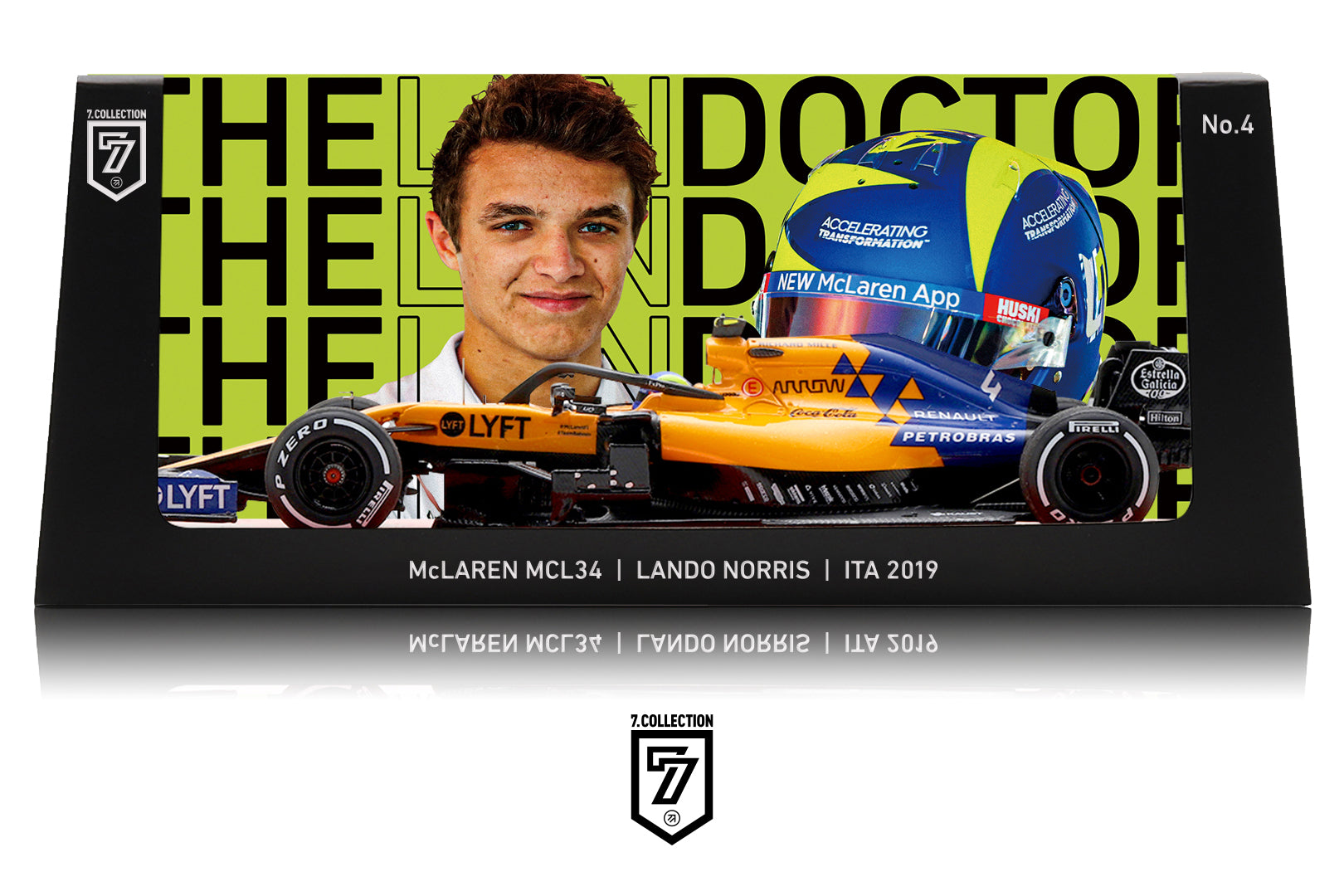 SPARK 1:43 McLAREN MCL34 LANDO NORRIS ITALIAN GP 2019 LIMITED 300PCS – NKN04